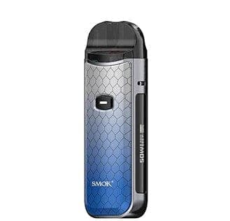 SMOK NORD 50W pod kit with sleek hardware design, featuring a compact vape device with adjustable wattage and replaceable pods.