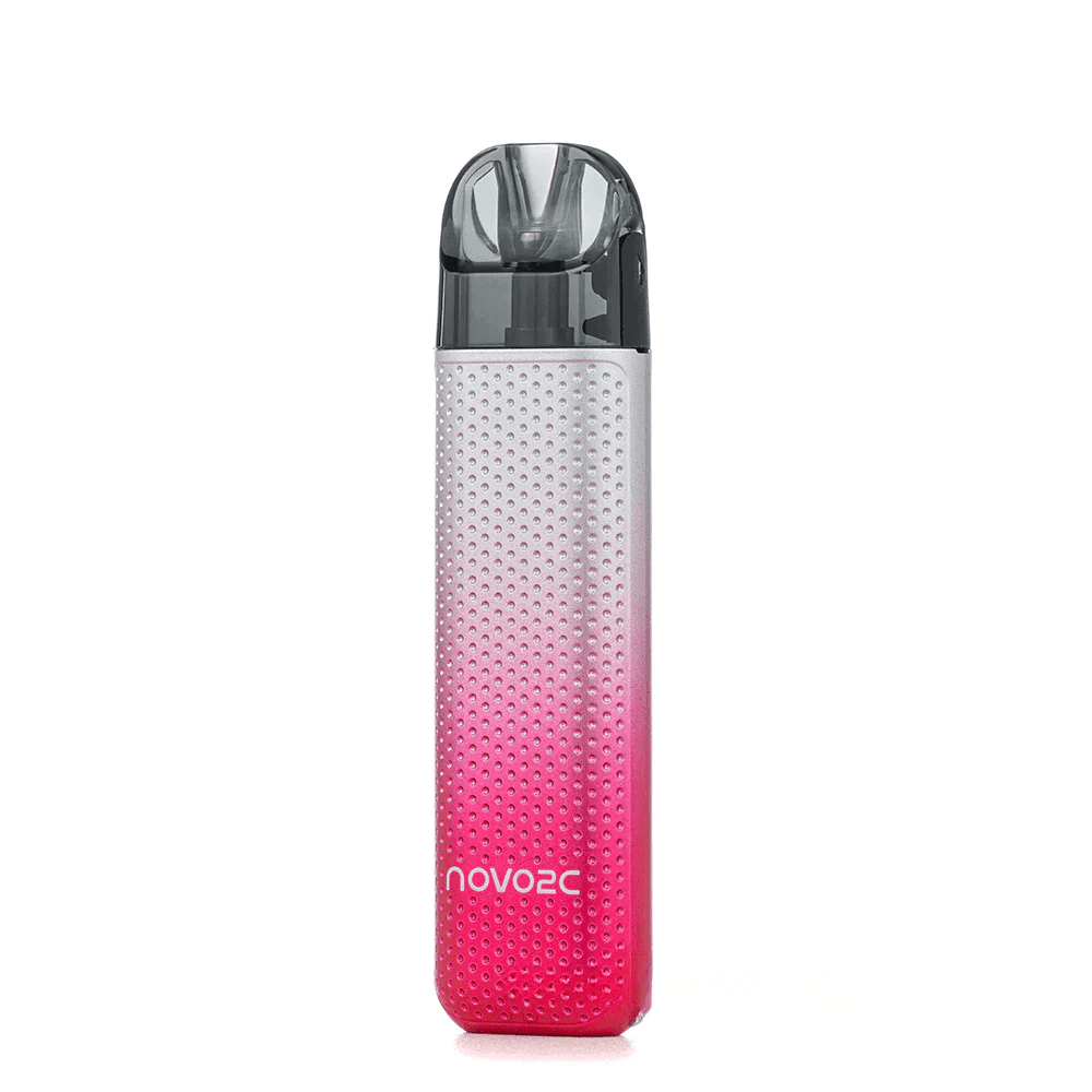 SMOK Novo 2C Pod System hardware showing sleek compact design with a mouthpiece and adjustable airflow.