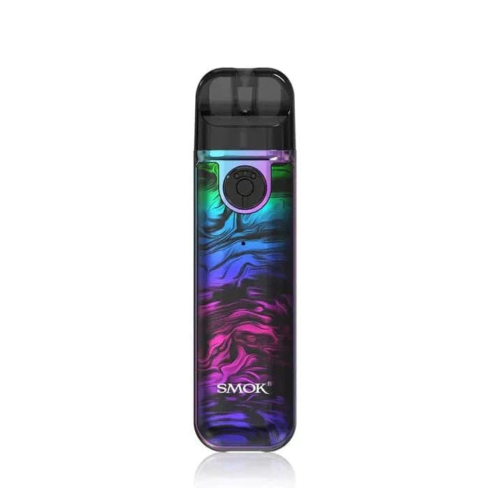 SMOK Novo 4 Mini Pod System hardware with compact design and replaceable pod, black finish.