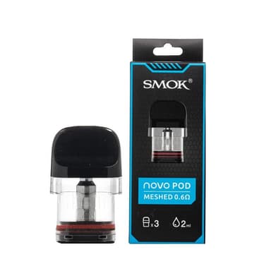 SMOK Novo Replacement Pods — Mesh 0.6 ohm (2mL)
