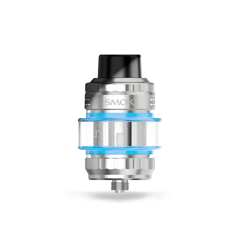 SMOK T-Air Sub-Ohm Tank vape part with glass chamber and metal accents, designed for sub-ohm vaping.