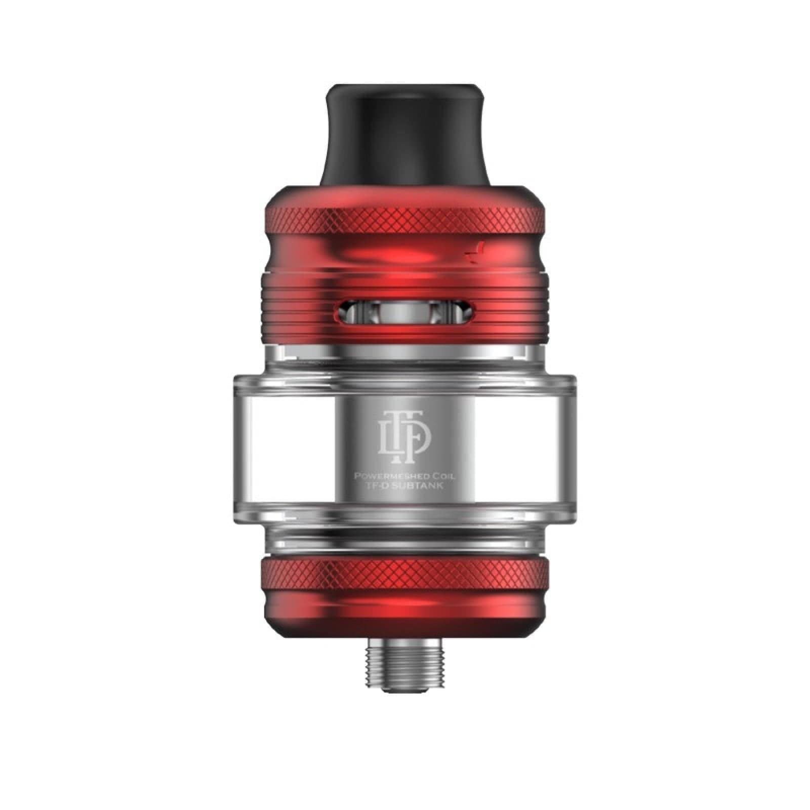 SMOK TF-D Subtank vape part with glass tank and metal base, designed for use with SMOK vaping devices.