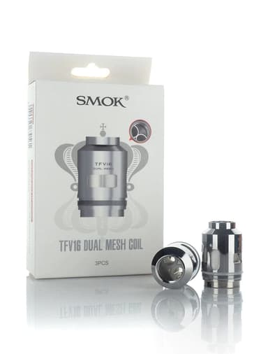 SMOK TFV16 Mesh Replacement Coils — 0.12 ohm Dual Mesh Coil (3-Pack)