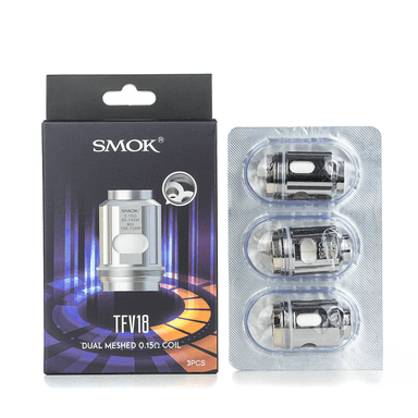 SMOK TFV18 Replacement Coils — 0.15 ohm Dual Meshed Coil