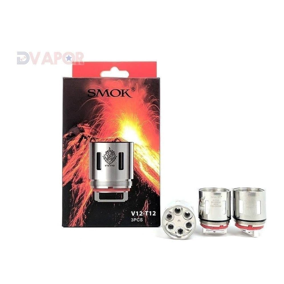 SMOK V12 Cloud King coils, set of three vape coils designed for high performance and flavor in compatible vape devices.