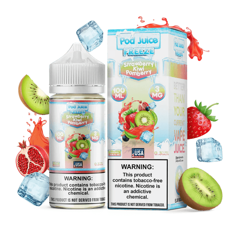 Pod Juice - 100mL — Strawberry Kiwi Pomberry FREEZE