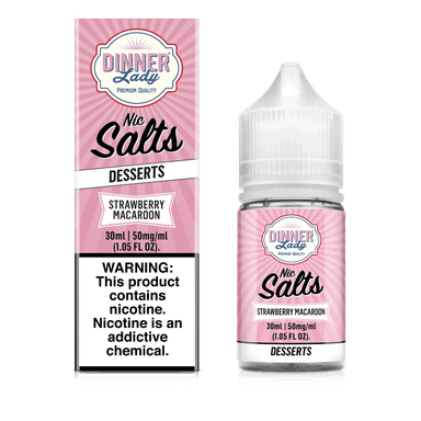 Dinner Lady Salt - 30mL — Strawberry Macaroon