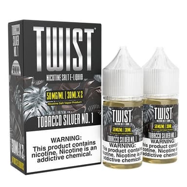 Twist E-Liquids Salt - 60ml (30ml 2-Pack) — Tobacco Silver No. 1