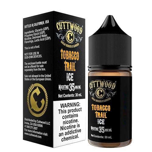 Tobacco Trail ICE SALT - Cuttwood E-Liquids - 30mL