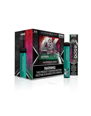 UNO 4K | 4000 Puff Disposable Vape — Watermelon Candy