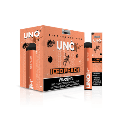 Uno Mas Disposable 5% | 1,200 Puffs — Iced Peach
