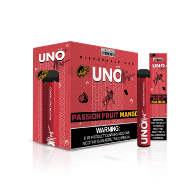 Uno Mas Disposable 5% | 1,200 Puffs — Passion Fruit Mango