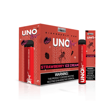 Uno Mas Disposable 5% | 1,200 Puffs — Strawberry Ice Cream
