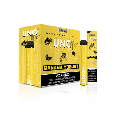 Uno Mas Disposable 5% | 1,200 Puffs — Banana Yogurt