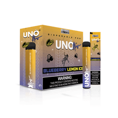 Uno Mas Disposable 5% | 1,200 Puffs — Blueberry Lemon Ice
