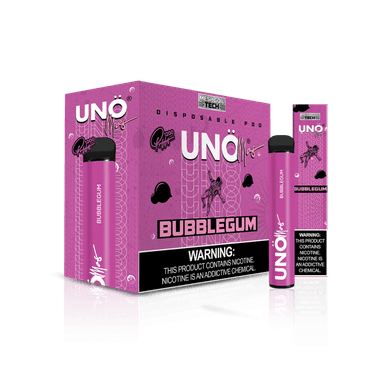 Uno Mas Disposable 5% | 1,200 Puffs — Bubblegum