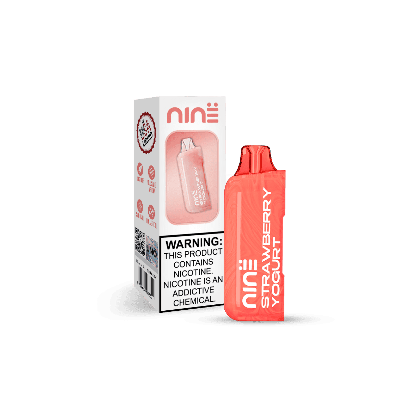UNO NiNE Replacement Pods — Strawberry Yogurt