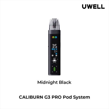 UWELL CALIBURN G3 Pro 35W Pod System — Midnight Black