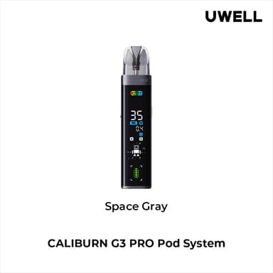 UWELL CALIBURN G3 Pro 35W Pod System — Space Gray