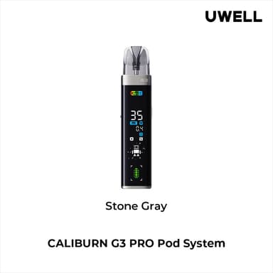 UWELL CALIBURN G3 Pro 35W Pod System — Stone Gray