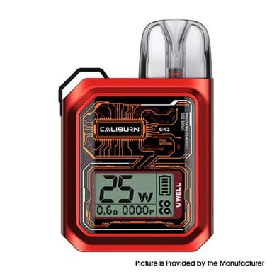 UWELL Caliburn GK3 25W Pod System — Red