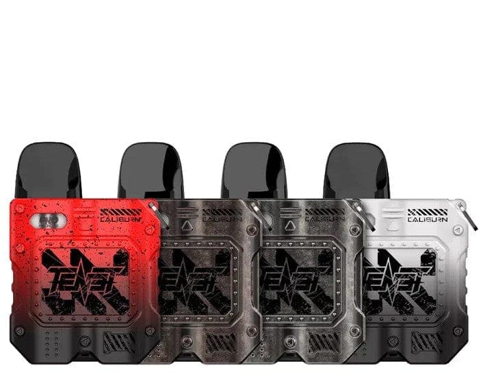 Uwell CALIBURN TENET KOKO 18W pod system compact vape device with sleek design and mouthpiece for vaping.