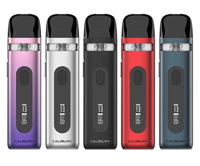Uwell CALIBURN X 20W Pod System hardware with sleek design and compact size, featuring adjustable wattage and replaceable pod.