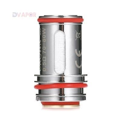 Uwell Crown 3 vape coils, 4-pack, replacement parts for UWELL vape devices, with metal and wicking material visible.