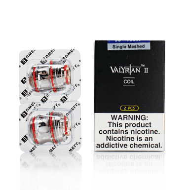 Uwell VALYRIAN 2 II vape replacement coils showing multiple coil heads for use with Uwell vape devices.