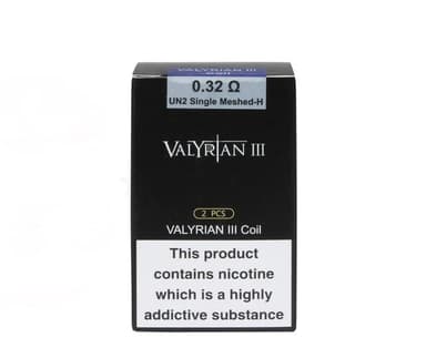 Uwell VALYRIAN 3 Replacement Coils — 0.32 ohm UN2 Coils Single Meshed-H
