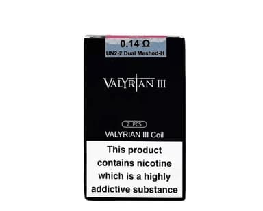 Uwell VALYRIAN 3 Replacement Coils — 0.14 ohm UN2-2 Dual Meshed-H Coils