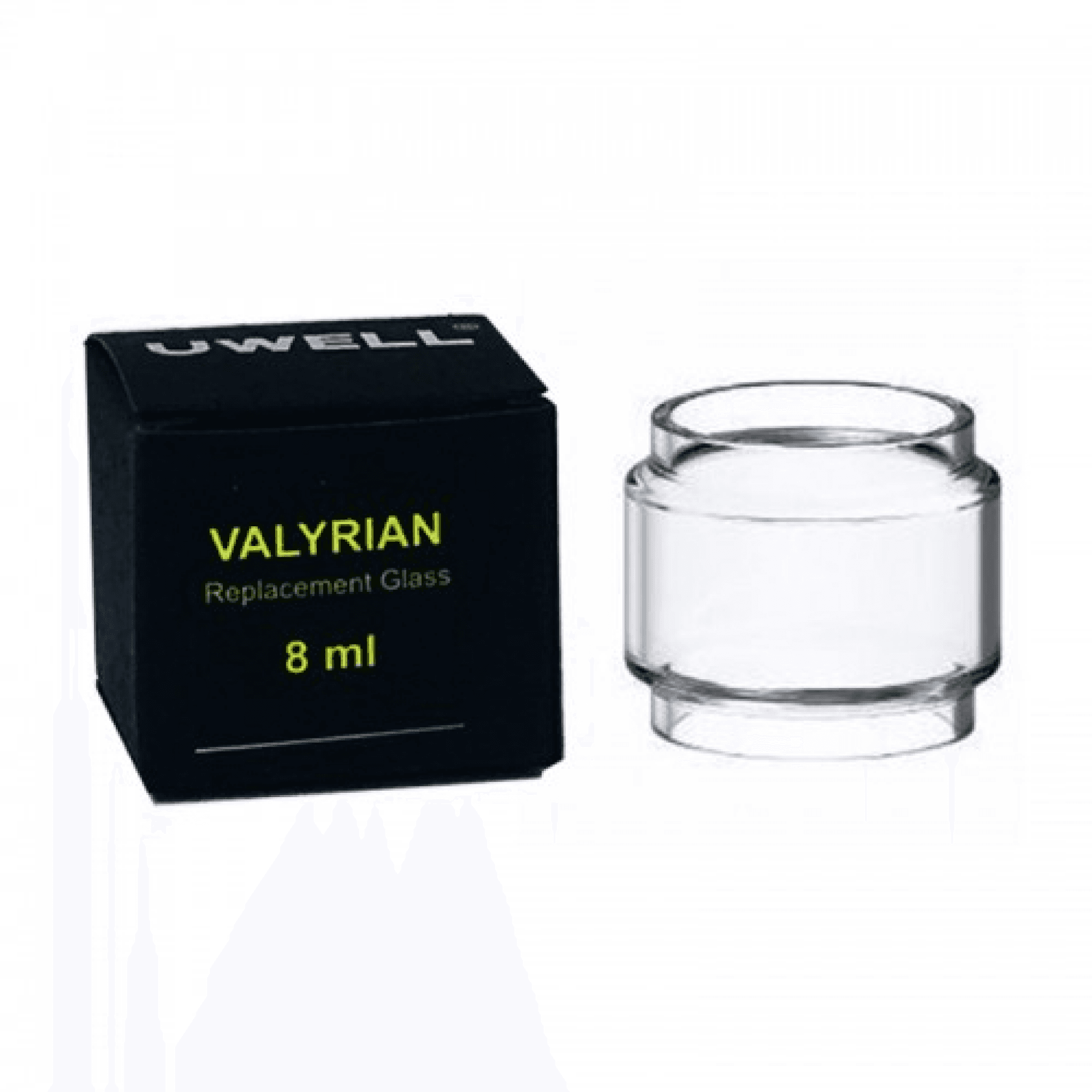 UWELL Valyrian vape part, Pyrex bulb glass tube for vape tank, clear and durable replacement glass for vaping devices