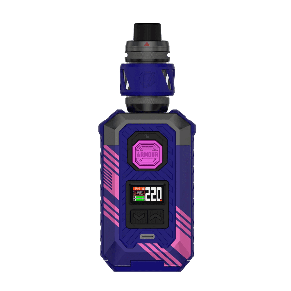 Vaporesso Armour Max Kit hardware with sleek design, featuring a mod device and tank for vaping.
