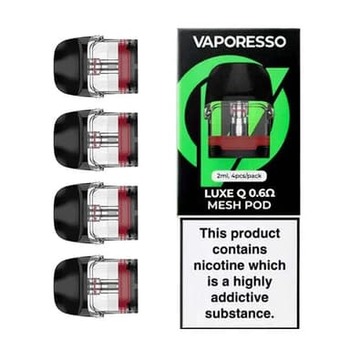 Vaporesso LUXE Q Replacement Pods — Mesh 0.6 ohm (2mL)
