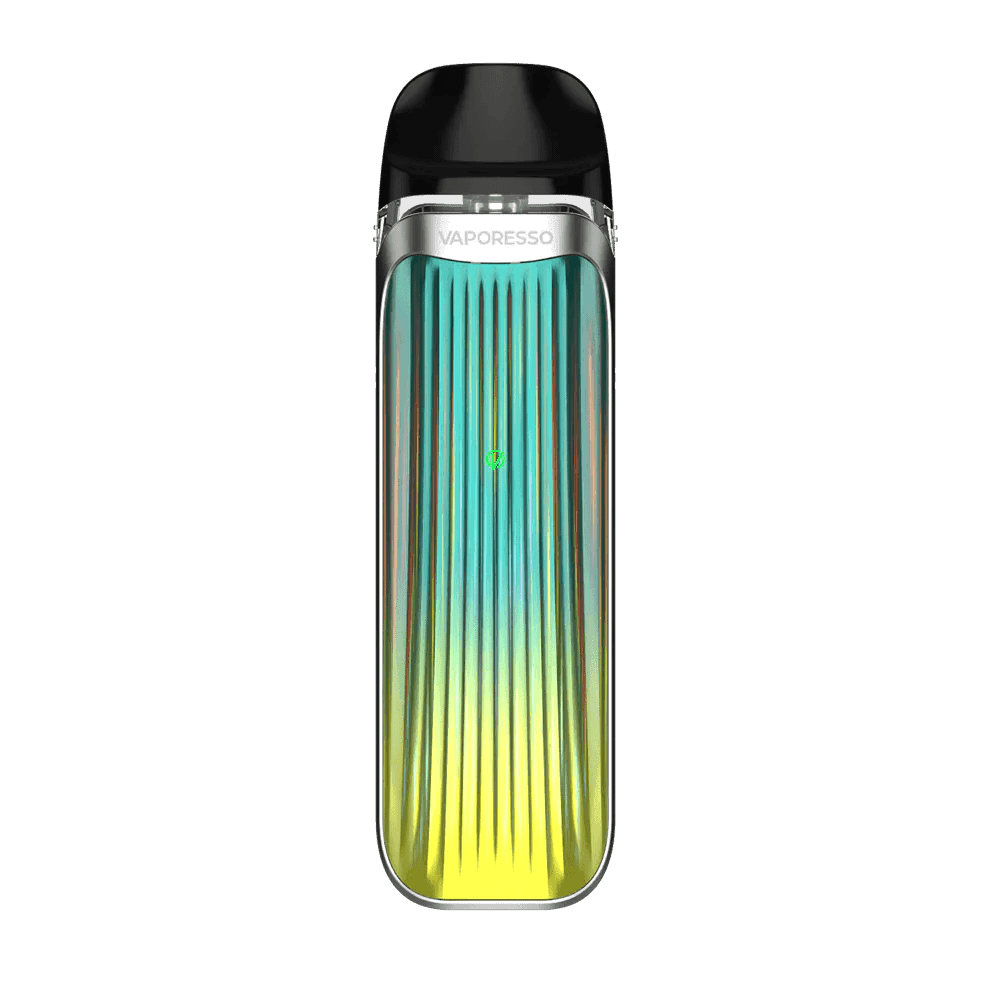 Vaporesso LUXE QS Pod System hardware with sleek design, featuring pod cartridge and compact vaping device.