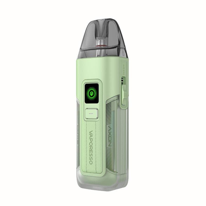 Vaporesso Luxe X2 40W pod system hardware with sleek design and compact form factor, featuring adjustable airflow and refillable pod.