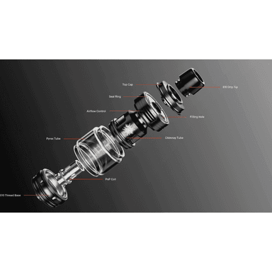 VooPoo UForce-L Tank Kit with 2 Coils and Extra Glass — Silver