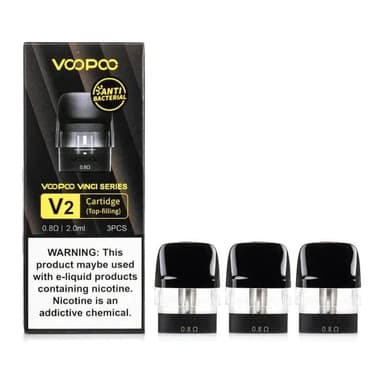 VOOPOO Vinci V2 Replacement Pods — 0.8 ohm