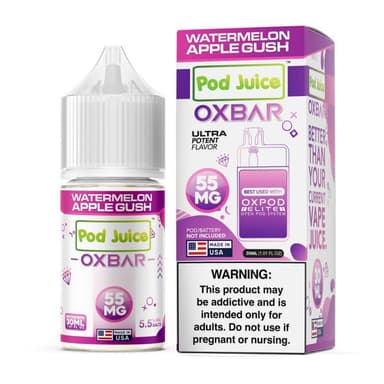 Oxbar x Pod Juice Salt - 30mL — Watermelon Apple Gush