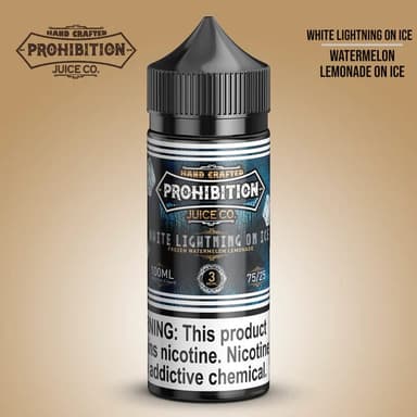 Prohibition Juice Co. - 100mL — White Lightning On ICE