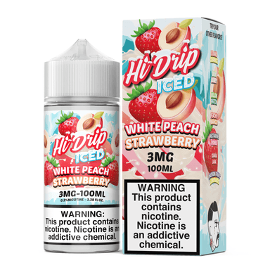 Hi Drip - 100mL — White Peach Strawberry ICED