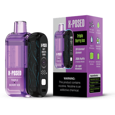 X-Posed 35K Disposable Kit — Triple Berry Ice