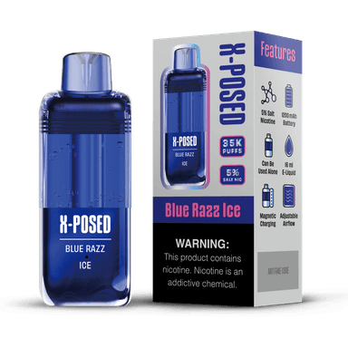X-Posed 35K Refill Pod — Blue Razz Ice