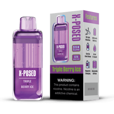 X-Posed 35K Refill Pod — Triple Berry Ice