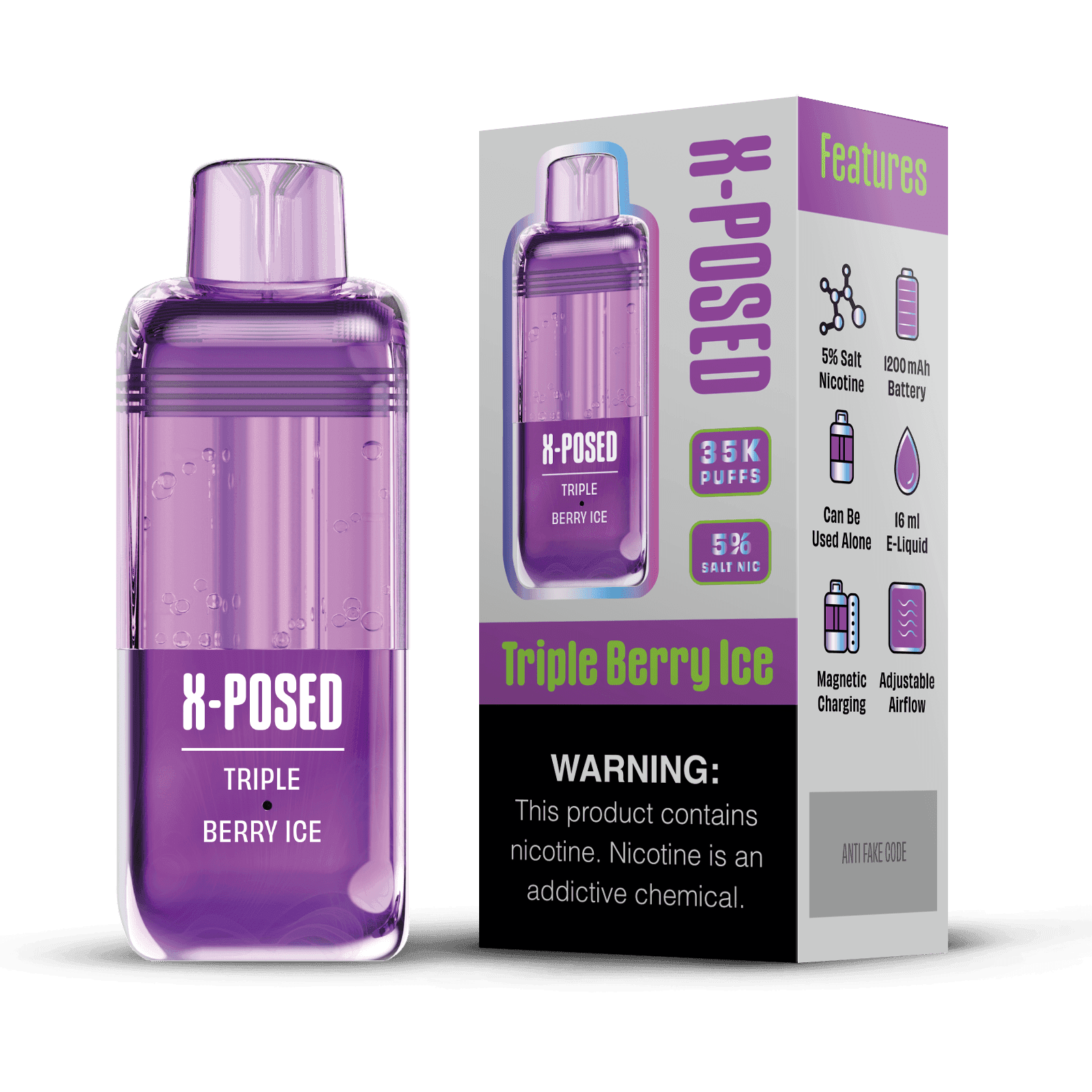 35,000 Puff disposable X-posed