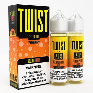 Twist E-Liquids - 120ml (60ml 2-Pack) — Yellow Peach