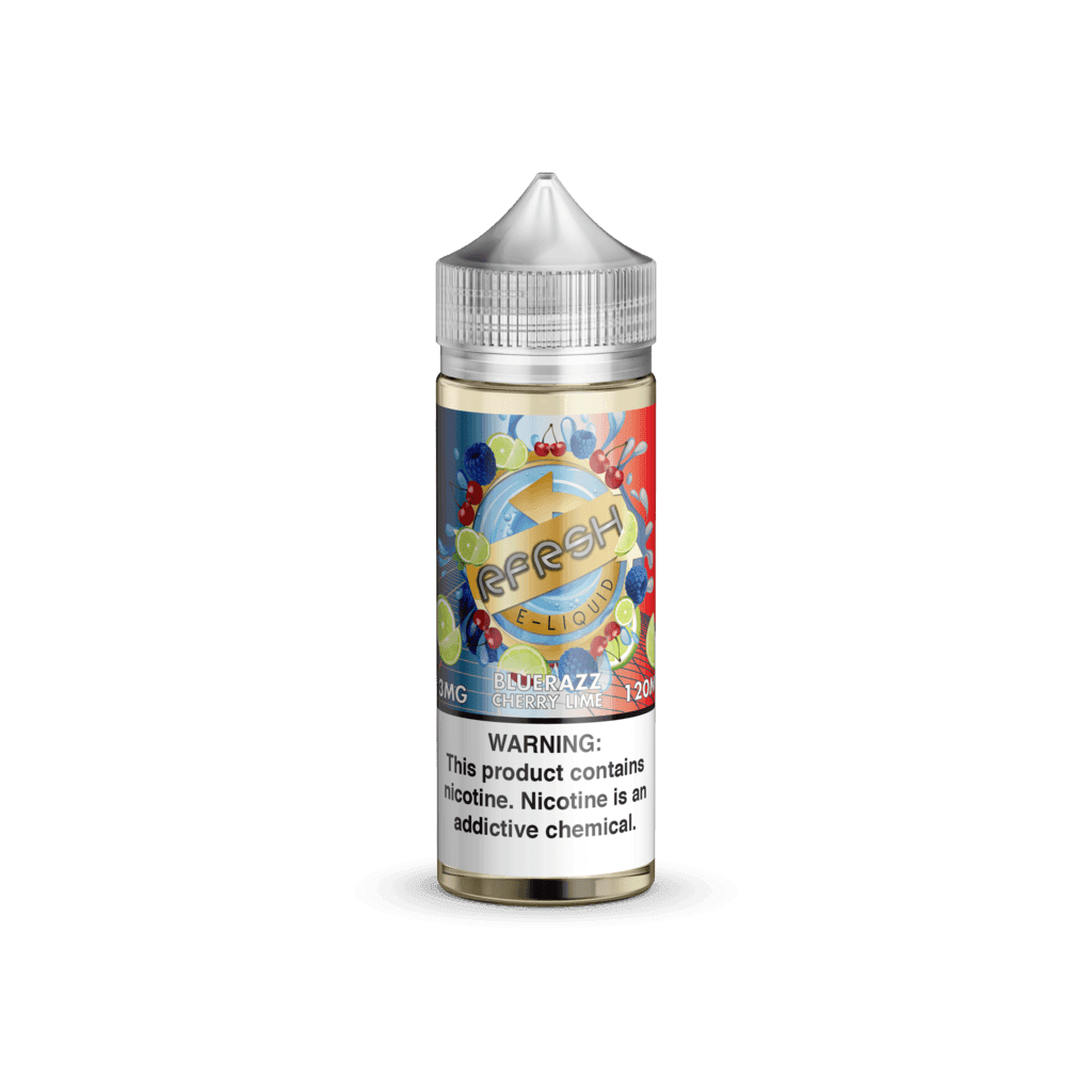 North Shore Vapor - 120mL — RFRSH Blue Razz Cherry Lime — 0mg