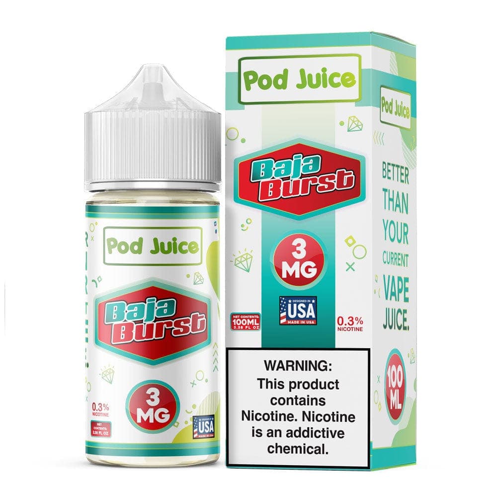Pod Juice - 100mL — Baja Burst — 0mg