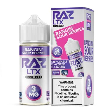 Pod Juice x Raz E-Liquid - 100mL — Bangin Sour Berries