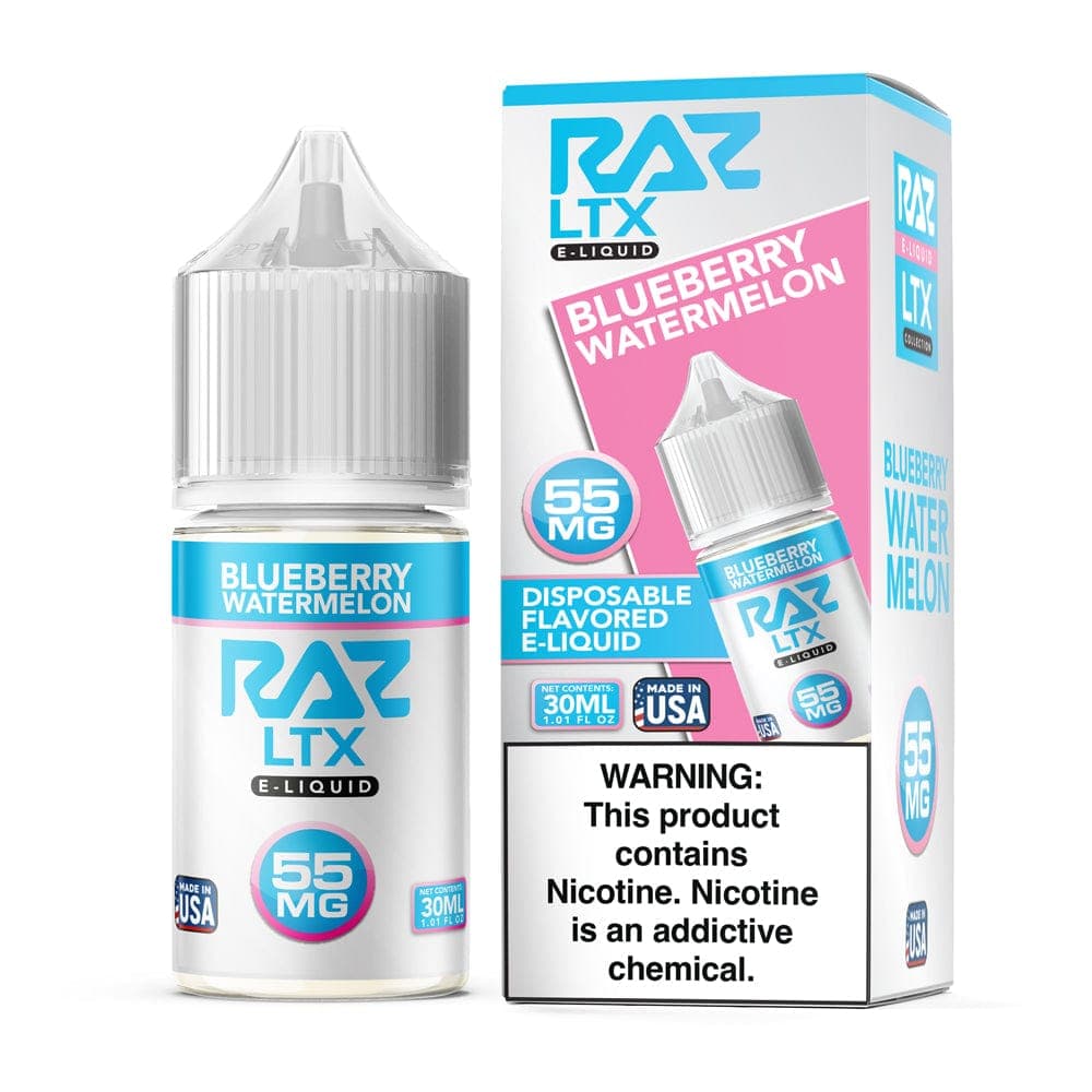 Pod Juice x Raz E-Liquid Salt - 30mL — Blueberry Watermelon — 35mg
